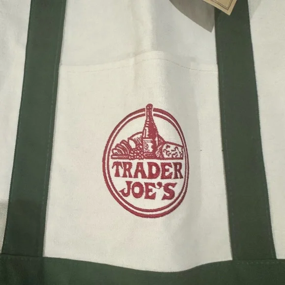 CLOSET CLOSING Trader Joe's Canvas Tote Bag NWT - Picture 4 of 5